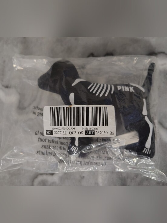 PINK Victoria's Secret Other - PINK Victoria's Secret Black Dog Skeleton